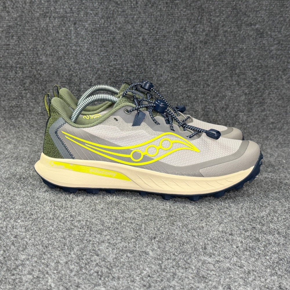 Saucony Peregrine 15 Trail Running Shoes Men's 9 Ridge Olivine Athletic Sneakers